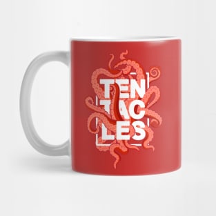 Tentacles – Red (white-out) Mug